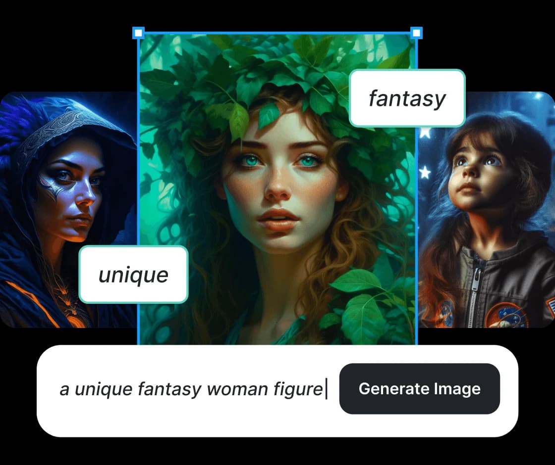 Entering a prompt to generate an AI image in PixaraLab